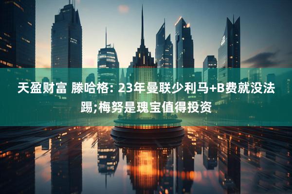 天盈财富 滕哈格: 23年曼联少利马+B费就没法踢;梅努是瑰宝值得投资